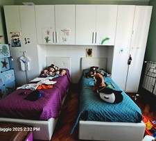 Armadio a ponte + 2 Letti